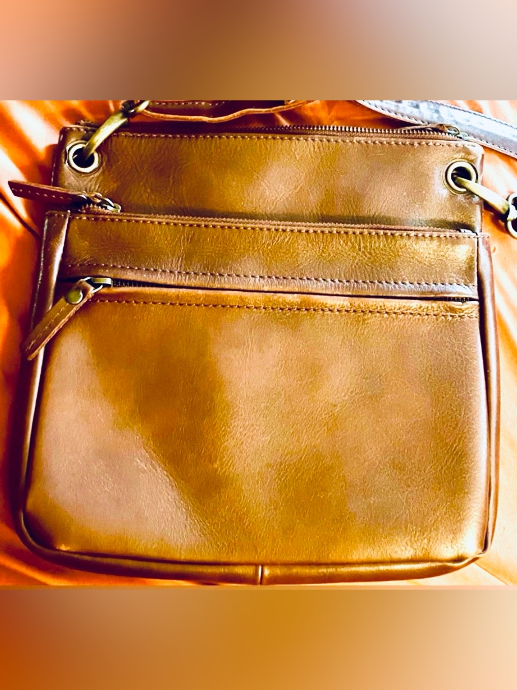 Fat Face Tan Leather Crossbody Uk